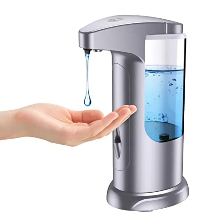 12.5oz Automatic Liquid Soap Dispenser, Touch-Free Battery Operated Adjustable Soap Dispensing, Volume Premium for Kitchen Bath
12.5oz Automatic Liquid Soap Dispenser, Touch-Free Battery Operated Adjustable Soap Dispensing, Volume Premium for Kitchen Bath