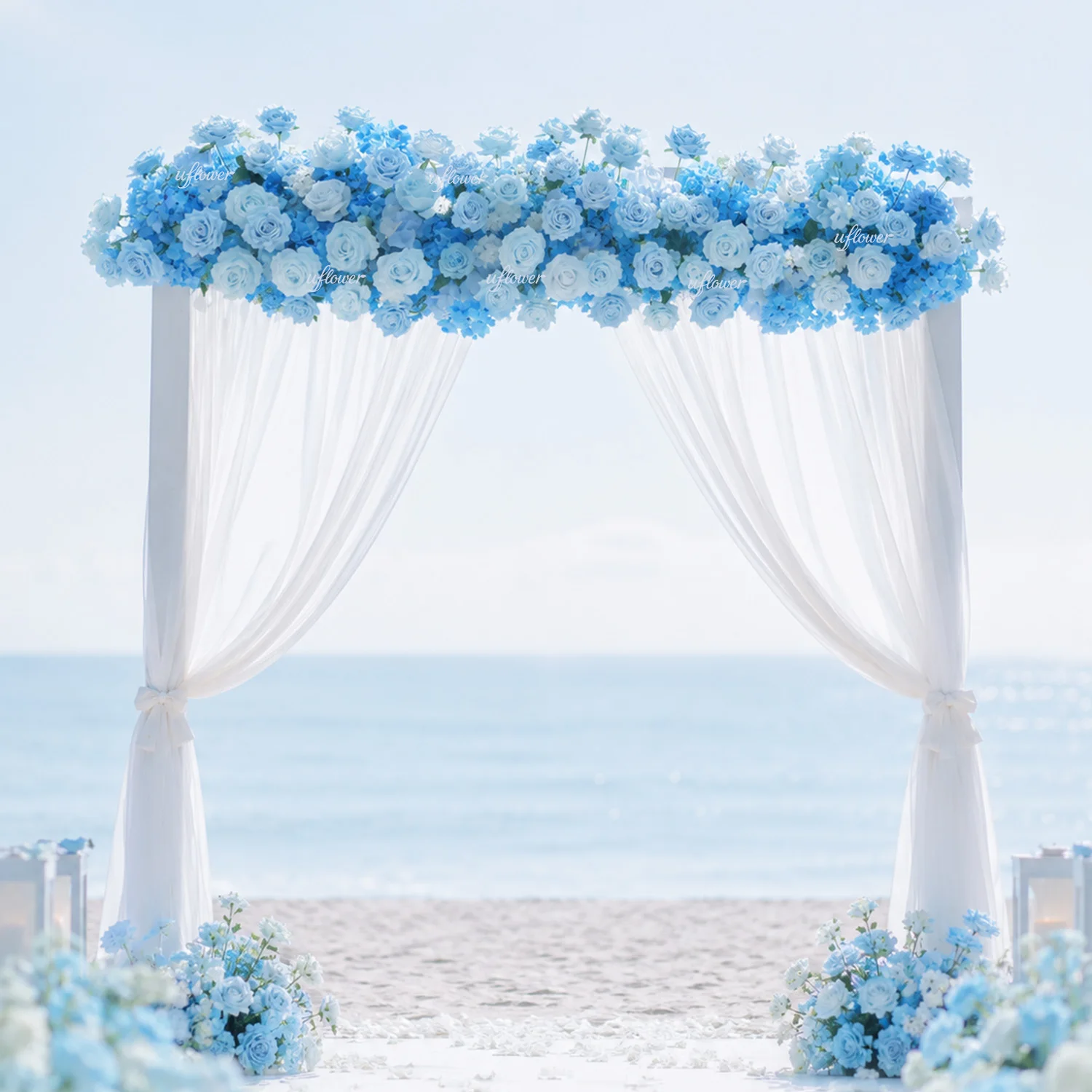 New Light Blue Artificial Flower Row with Rose Hydrangea Chiffon Drape Wedding Arch Decor Table Centerpiece Party Backdrop Decor
New Light Blue Artificial Flower Row with Rose Hydrangea Chiffon Drape Wedding Arch Decor Table Centerpiece Party Backdrop Decor