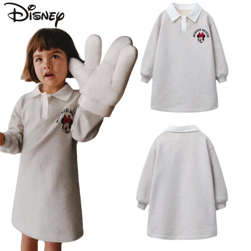 New Disney Dress Minnie Mouse Children's Polo Neck Long Dress Nightdress Holiday Gifts Sweat Absorbent Breathable Casual Fashion
New Disney Dress Minnie Mouse Children's Polo Neck Long Dress Nightdress Holiday Gifts Sweat Absorbent Breathable Casual Fashion