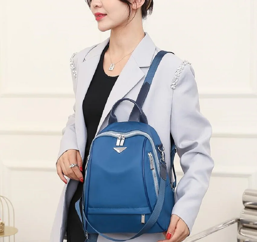 Hot Sale Korean Fashion Large Capacity Double Zipper Shoulder Bags School Bag Women's Waterproof Oxford Travel Backpacks Totes
Hot Sale Korean Fashion Large Capacity Double Zipper Shoulder Bags School Bag Women's Waterproof Oxford Travel Backpacks Totes