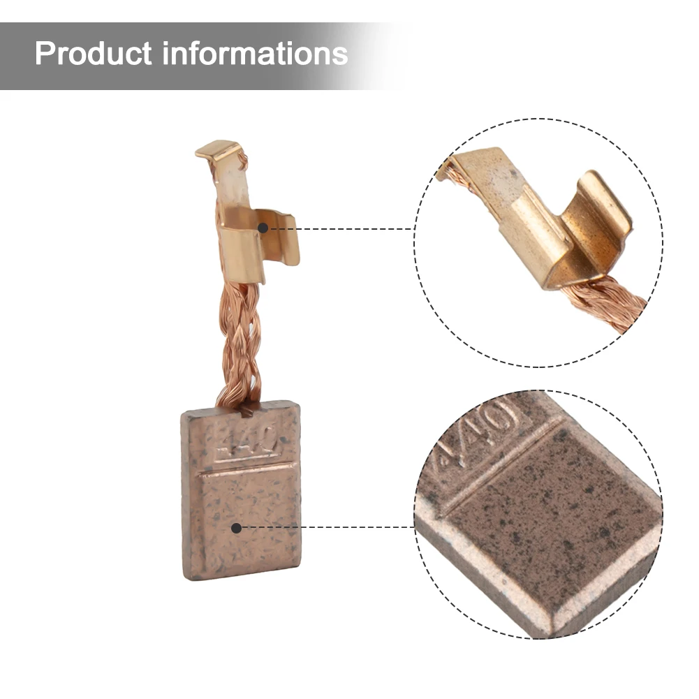 Power Tool Carbon Brushes Copper 1 Pair Accessories Alternatives Carbon And Metal Replacement DHP458 BHP456 BDF446
Power Tool Carbon Brushes Copper 1 Pair Accessories Alternatives Carbon And Metal Replacement DHP458 BHP456 BDF446