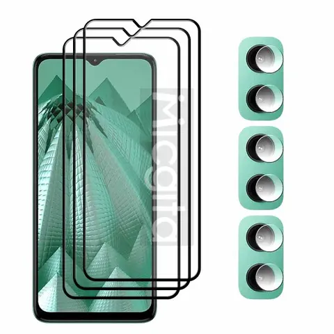 Full Glue Tempered Glass For HMD Aura Screen Protector 6.56" Anti-Scratch For HMD Aura Soft Fiber Camera film