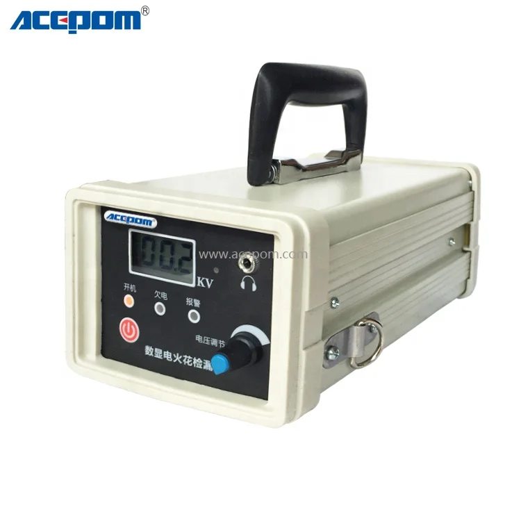ACEPOM SL-58A цифровой дисплей детектор искры постоянного тока детектор утечек для трубопровода антикоррозийный слой детектор повреждений
ACEPOM SL-58A цифровой дисплей детектор искры постоянного тока детектор утечек для трубопровода антикоррозийный слой детектор повреждений
