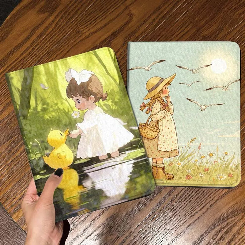 Cartoon Cute Girl Art For iPad Pro Air Mini 2 3 4 5 6 7 6th 7th 10th 11th 10.2 9.7 10.5 11 Foldable Tablet Case Gift
Cartoon Cute Girl Art For iPad Pro Air Mini 2 3 4 5 6 7 6th 7th 10th 11th 10.2 9.7 10.5 11 Foldable Tablet Case Gift