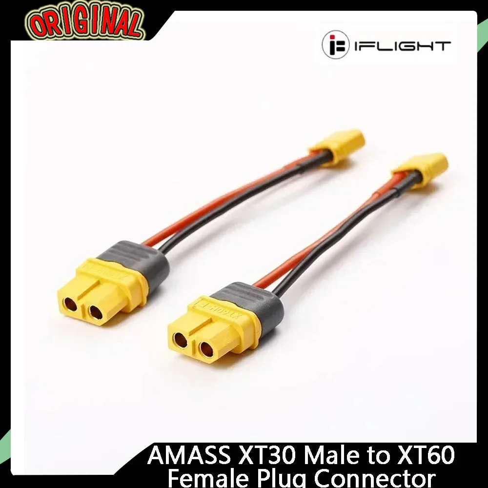 4 шт. адаптер AMASS XT30 «папа» на XT60 «мама» — силиконовый провод 100 мм 16AWG для аккумулятора RC Lipo, дрона, радиоуправляемого автомобиля, радиоуправляемой лодки, квадрокоптера FPV
4 шт. адаптер AMASS XT30 «папа» на XT60 «мама» — силиконовый провод 100 мм 16AWG для аккумулятора RC Lipo, дрона, радиоуправляемого автомобиля, радиоуправляемой лодки, квадрокоптера FPV