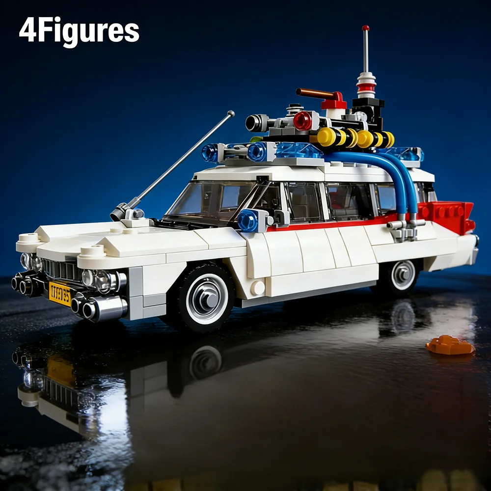 MOC Ghostbusters Ecto-1 Classic Car Building Blocks, Retro Movie Vehicle Model, Premium Holiday Gift for Teens & Adults 508PCS
MOC Ghostbusters Ecto-1 Classic Car Building Blocks, Retro Movie Vehicle Model, Premium Holiday Gift for Teens & Adults 508PCS