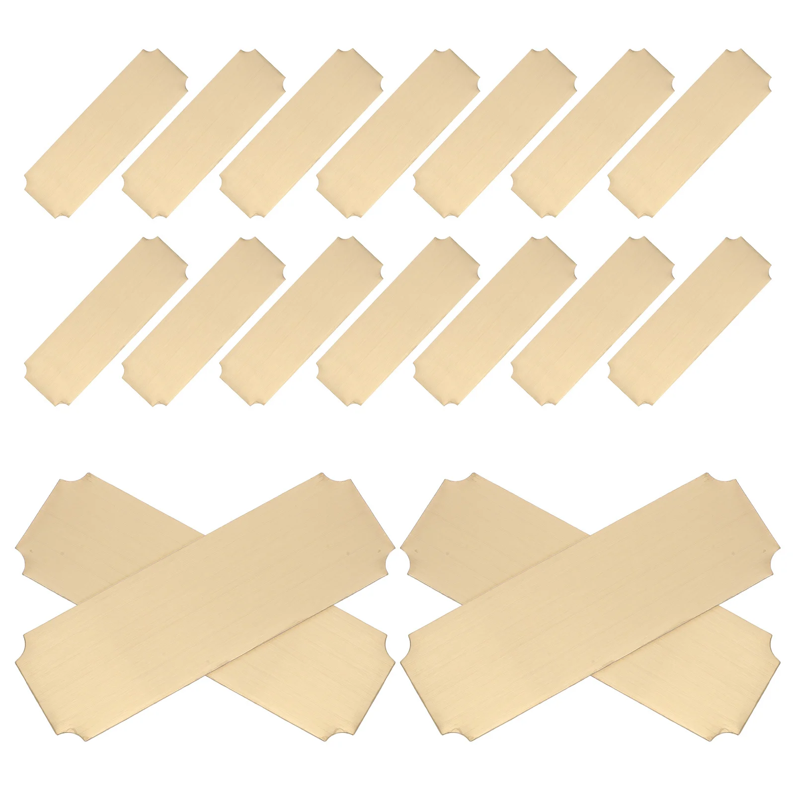 20Pcs Stainless Steel Name Tag Blanks Rectangular Adhesive Metal Nameplates for Office Employee Badge Desk Identification
20Pcs Stainless Steel Name Tag Blanks Rectangular Adhesive Metal Nameplates for Office Employee Badge Desk Identification