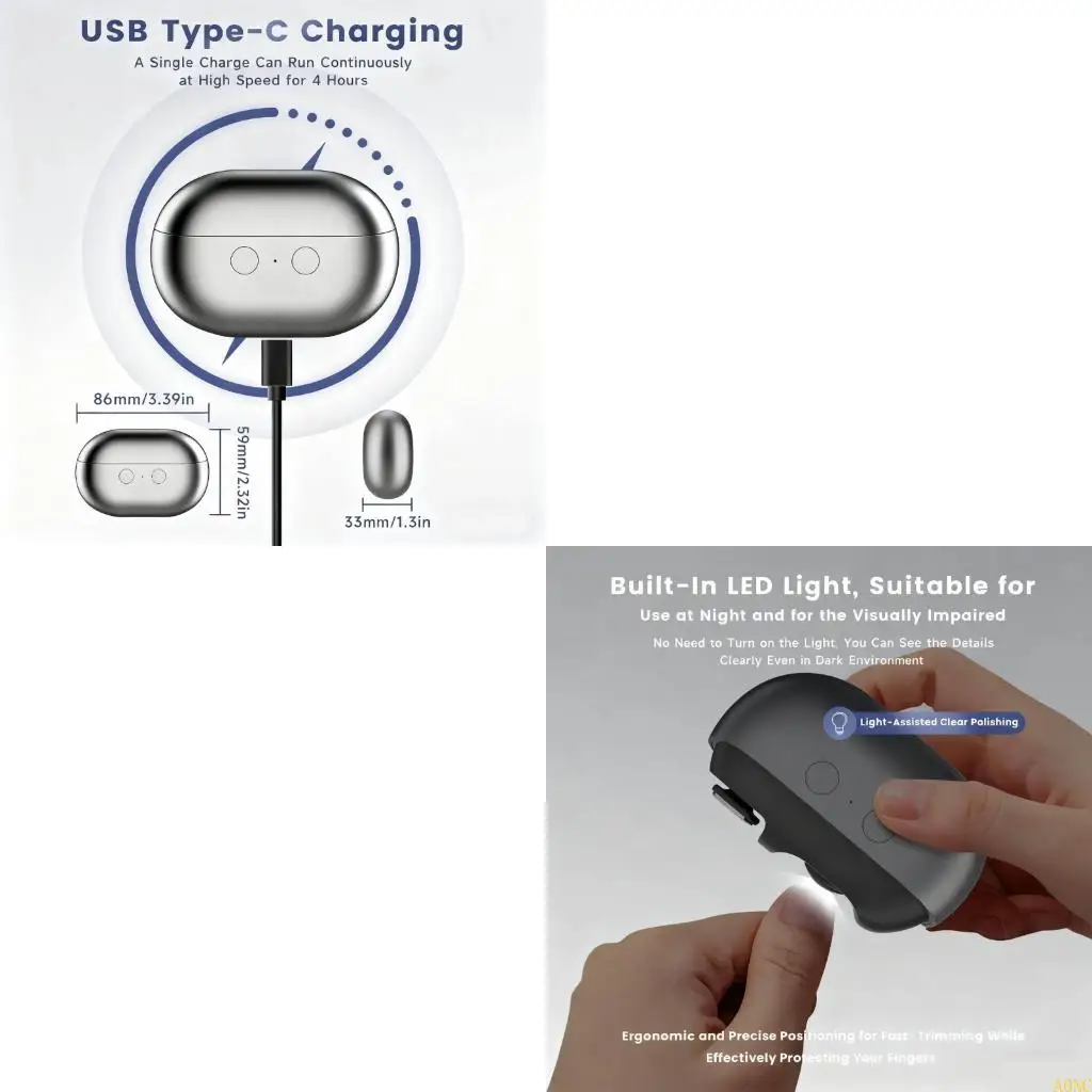 A0NC Multiple Purpose Unguis Care Set Automatic Turn Structure Dense Travel Friendly
A0NC Multiple Purpose Unguis Care Set Automatic Turn Structure Dense Travel Friendly