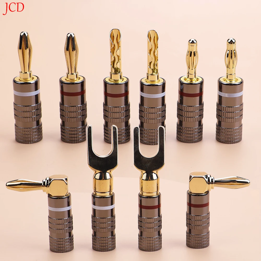 4MM Gold Plated Copper OFC GD Hifi Amp Speaker Adapter Terminal Connectors Banana Plugs DIY Speaker Banana Plug Connectors
4MM Gold Plated Copper OFC GD Hifi Amp Speaker Adapter Terminal Connectors Banana Plugs DIY Speaker Banana Plug Connectors