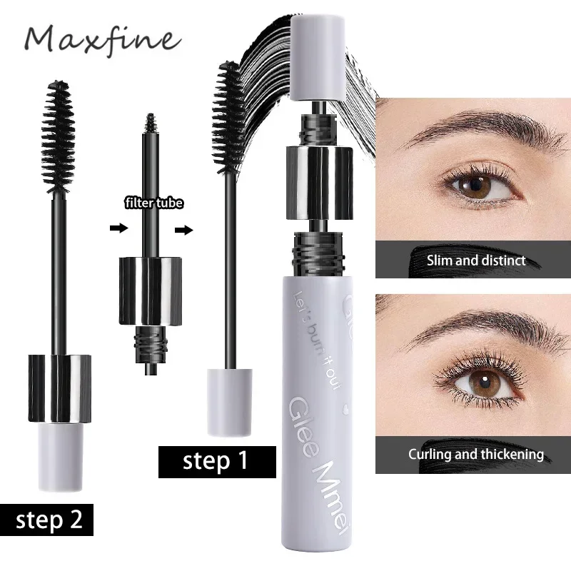 Maxfine New Double Head Mascara Lengthen Thick Curly Slender Eyelash Waterproof Quick Dry Long Lasting 24h Fashion Mascara 10ml
Maxfine New Double Head Mascara Lengthen Thick Curly Slender Eyelash Waterproof Quick Dry Long Lasting 24h Fashion Mascara 10ml