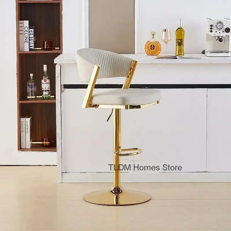 Luxury Minimalist Bar Stool Lounge Design Gold Leg Round Bar Stools Nordic Base Salon Taburetes Altos Cocina Counter Furniture
Luxury Minimalist Bar Stool Lounge Design Gold Leg Round Bar Stools Nordic Base Salon Taburetes Altos Cocina Counter Furniture