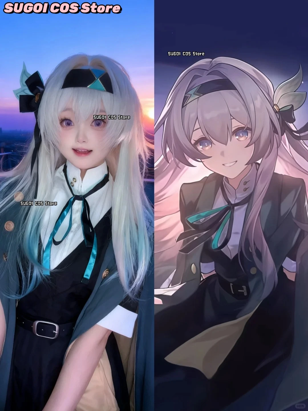 Game Honkai:Star Rail Cosplay Firefly New Anime Costume aBcSCS@Elegant Long Dress JK Green Coat Magic Cape Wigs Halloween 코스프레
Game Honkai:Star Rail Cosplay Firefly New Anime Costume aBcSCS@Elegant Long Dress JK Green Coat Magic Cape Wigs Halloween 코스프레