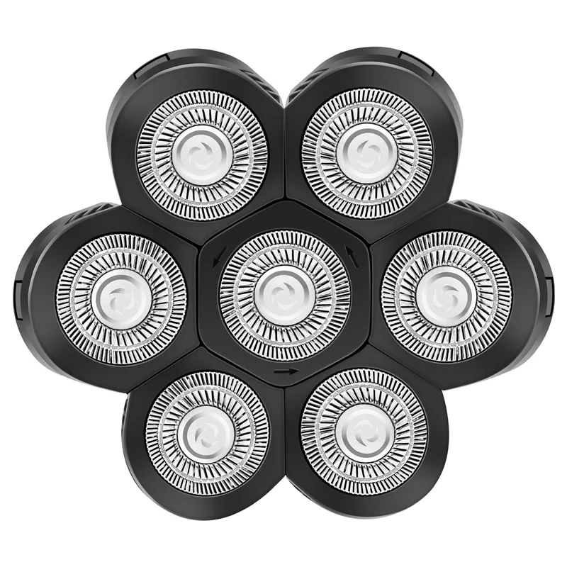 7D Electric Shaver Replacement Heads 7 Heads Head Shaver Bald Shaver Beard Electric Razor Shaver Head For Men-A77G
7D Electric Shaver Replacement Heads 7 Heads Head Shaver Bald Shaver Beard Electric Razor Shaver Head For Men-A77G