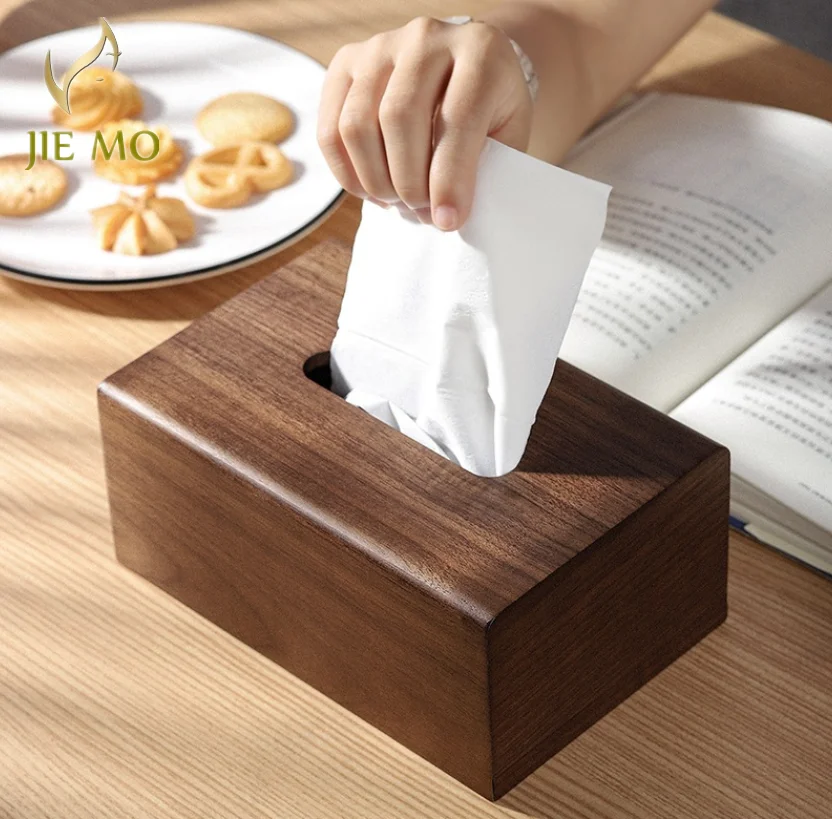 Paper pumping box New Chinese style walnut solid wood light luxury tissue box living room household table wooden paper box
Paper pumping box New Chinese style walnut solid wood light luxury tissue box living room household table wooden paper box