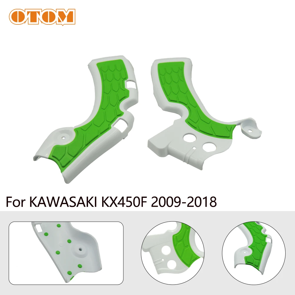 OTOM X-Grip Frame Guard Protection Cover For KAWASAKI KX450F 2009-2018 Motocross White+Green Motorcycle Accessories
OTOM X-Grip Frame Guard Protection Cover For KAWASAKI KX450F 2009-2018 Motocross White+Green Motorcycle Accessories