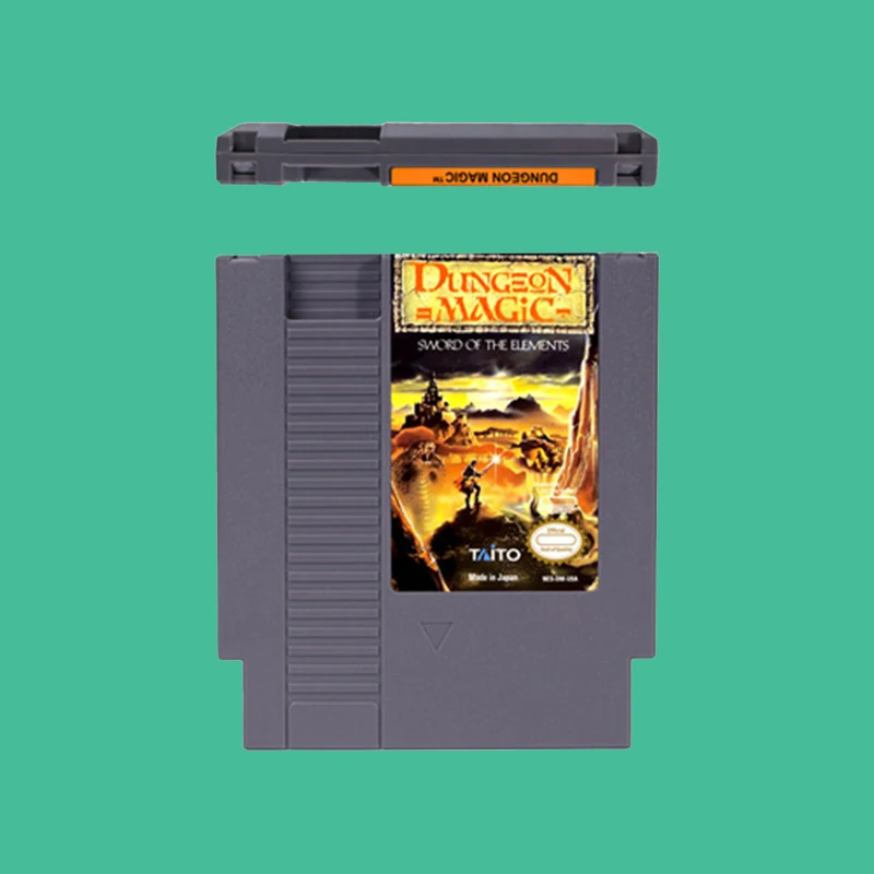 Dungeon Magic - Sword of the Elements - 72 pins 8bit Game Cartridge for NES Video Game Console
Dungeon Magic - Sword of the Elements - 72 pins 8bit Game Cartridge for NES Video Game Console