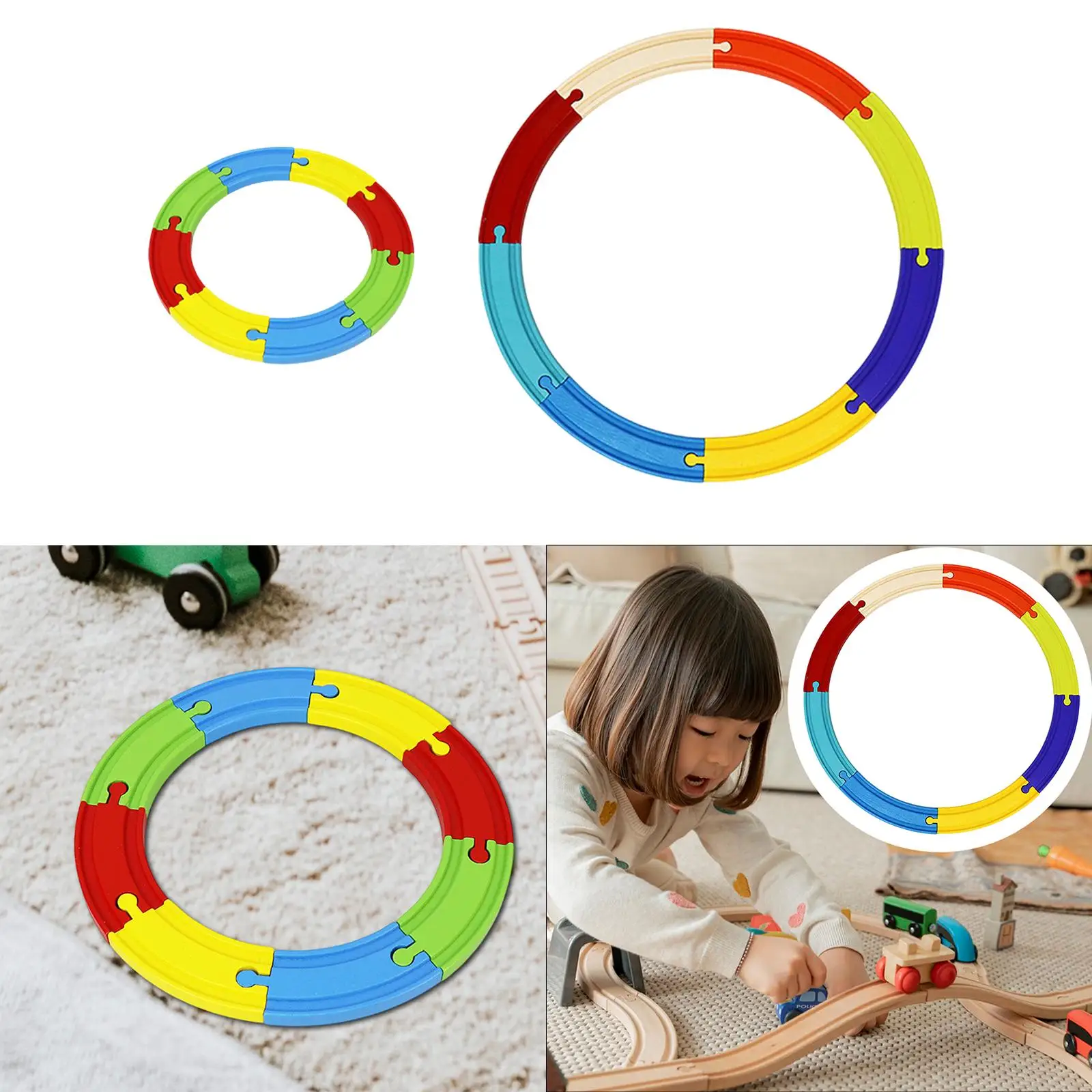 8x Wooden Train Track DIY Track Expansion for Children Preschool Toddlers
8x Wooden Train Track DIY Track Expansion for Children Preschool Toddlers