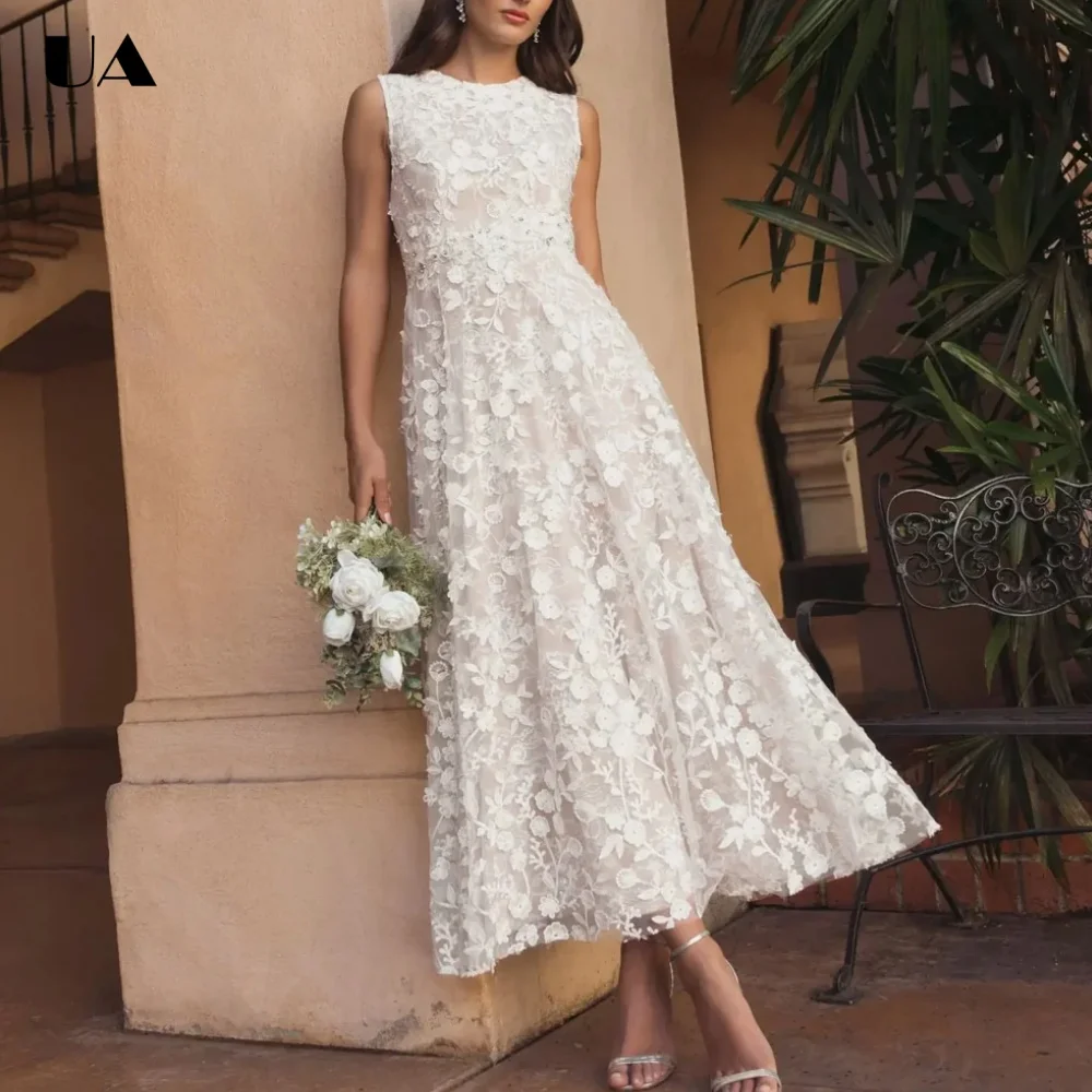 ULBYANRY Customized A-line Floral Embroidered Evening Dress for Woman Romantic 3D Appliques Prom Dress Elegant O-neck Ball Gown
ULBYANRY Customized A-line Floral Embroidered Evening Dress for Woman Romantic 3D Appliques Prom Dress Elegant O-neck Ball Gown