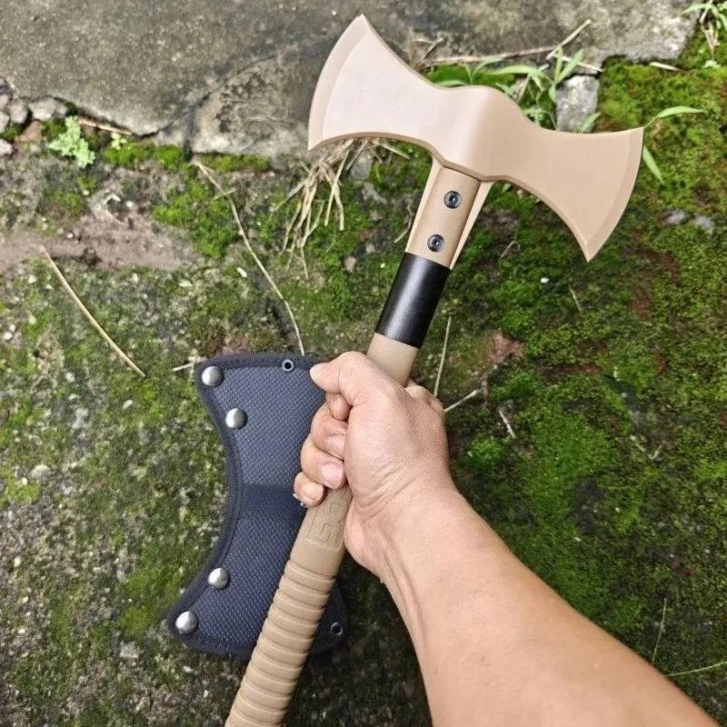 Butterfly Edged Double Sided Viking Axe Professional Outdoor Survival Equipment Portable Axe Multifunctional S harp Hand Tools
Butterfly Edged Double Sided Viking Axe Professional Outdoor Survival Equipment Portable Axe Multifunctional S harp Hand Tools
