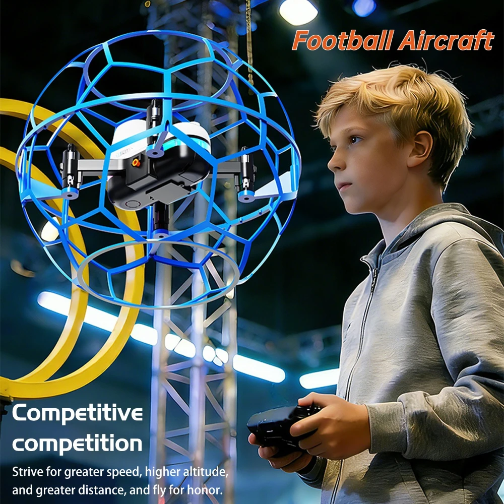 Крутой и увлекательный футбольный дрон с 360-градусной всесторонней защитой, функцией барометрического определения высоты и красочной подсветкой.
Крутой и увлекательный футбольный дрон с 360-градусной всесторонней защитой, функцией барометрического определения высоты и красочной подсветкой.