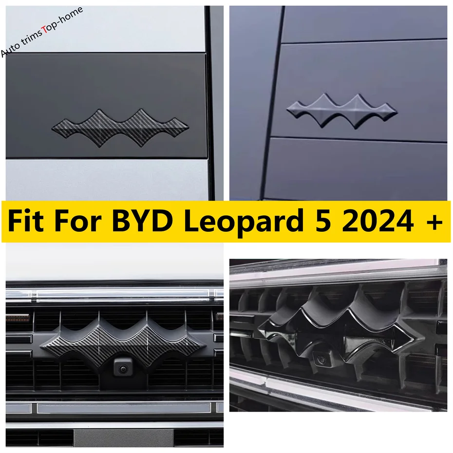 Black/Carbon Fiber Look Front Grill Center Hood Badge Emblem Logo Decoration Cover Trim For BYD Leopard 5 2024 2025 Accessories
Black/Carbon Fiber Look Front Grill Center Hood Badge Emblem Logo Decoration Cover Trim For BYD Leopard 5 2024 2025 Accessories