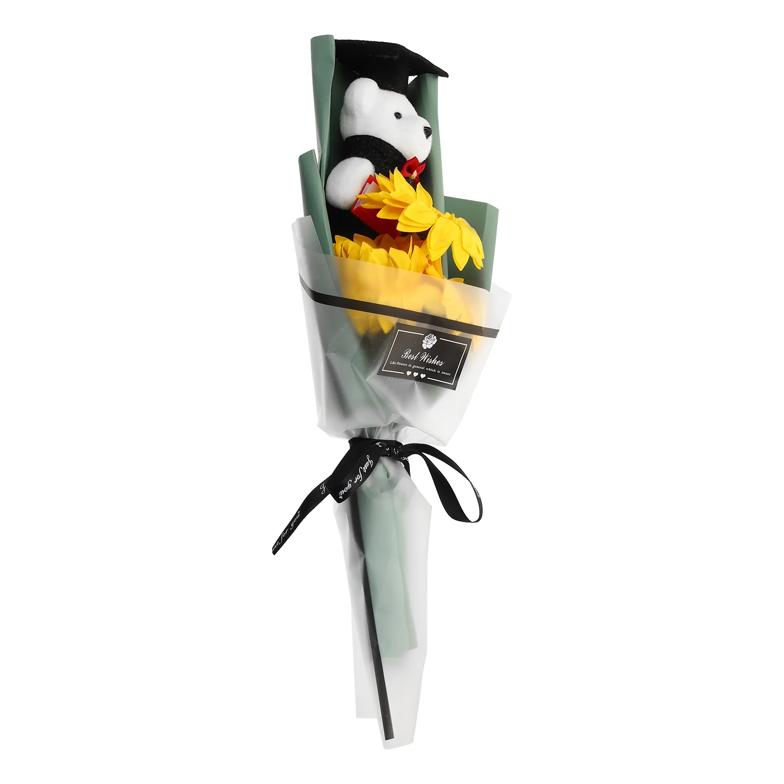 Graduation Bear Bouquet Gift Sunflower Flower Arrangement for Indoor Decor Bedroom Living Room Grad Party Favor Unique Keepsake
Graduation Bear Bouquet Gift Sunflower Flower Arrangement for Indoor Decor Bedroom Living Room Grad Party Favor Unique Keepsake