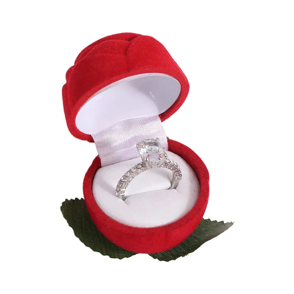 Red Flower Stem Romantic Wedding Ring Holder Velvet Storage Box Jewelry Box Jewelry Packaging Ring Case Engagement Rings Box
Red Flower Stem Romantic Wedding Ring Holder Velvet Storage Box Jewelry Box Jewelry Packaging Ring Case Engagement Rings Box