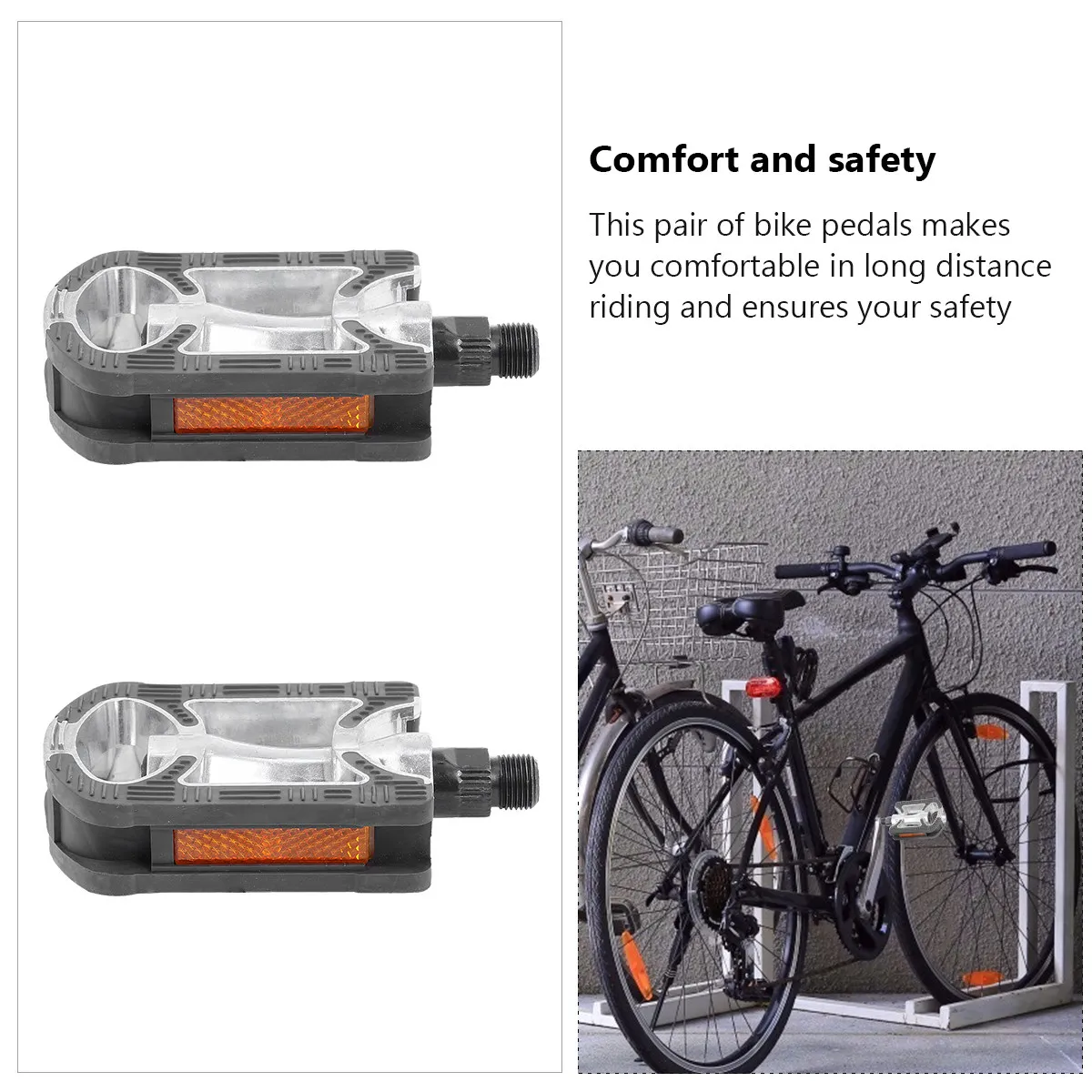 Aluminum Alloy Pedals Flat Platform Bike Pedals Non-Skid High-Strength Low-Friction Quick Rotation for Mountain
Aluminum Alloy Pedals Flat Platform Bike Pedals Non-Skid High-Strength Low-Friction Quick Rotation for Mountain