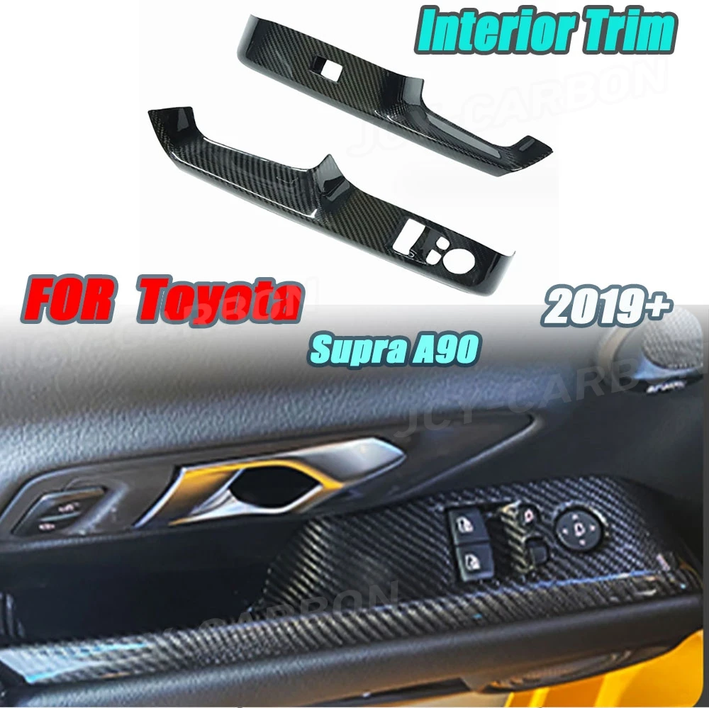 Carbon Fiber Car Interior Accessories Door Window Switch Panel External Cover For Toyota Supra A90 2019+
Carbon Fiber Car Interior Accessories Door Window Switch Panel External Cover For Toyota Supra A90 2019+