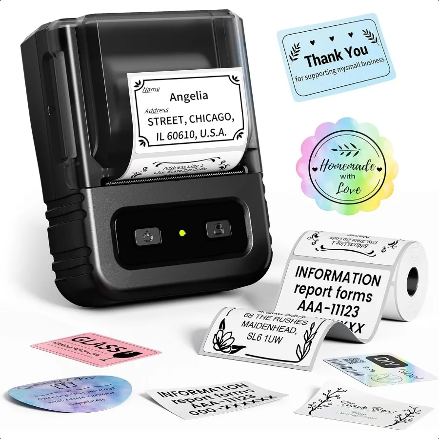 M102 Label Makers Barcode Label Printer Thermal Label Maker with 7000+ Icons 700+ Templates for Small Busin Addr Barcode Logo C
M102 Label Makers Barcode Label Printer Thermal Label Maker with 7000+ Icons 700+ Templates for Small Busin Addr Barcode Logo C