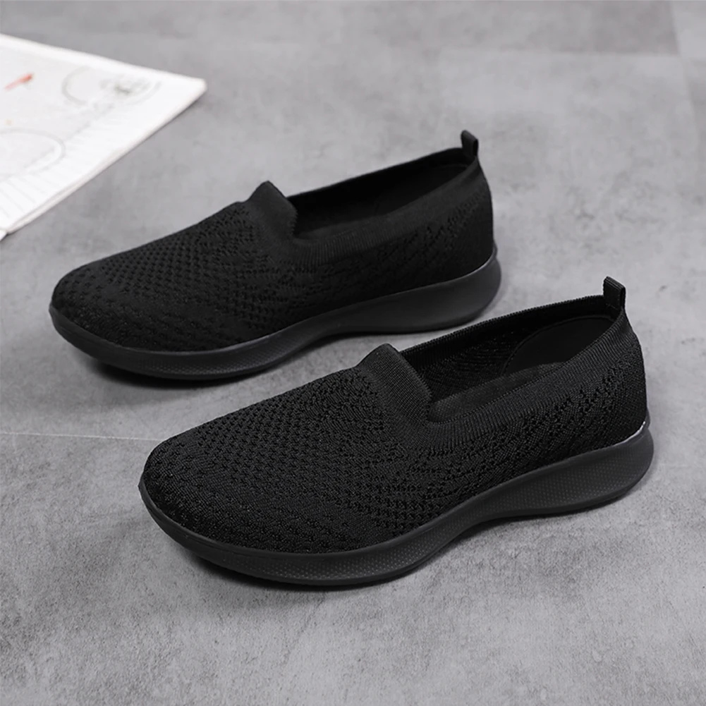 Women Knitted Loafers Mesh Slip-On Shoes Round Toe Comfortable Flat Loafers Breathable Casual Walking Shoes for Outdoor Walking
Women Knitted Loafers Mesh Slip-On Shoes Round Toe Comfortable Flat Loafers Breathable Casual Walking Shoes for Outdoor Walking