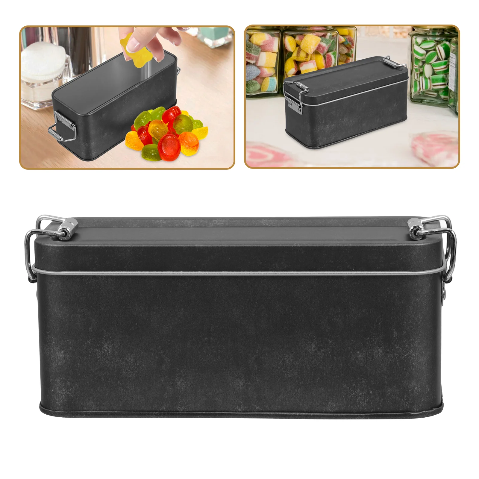 Tinplate Biscuit Box Sturdy Candy Case with Lid Biscuits Storage Jars Xmas Cookie Multi-use Container Simple Rectangle Indoor
Tinplate Biscuit Box Sturdy Candy Case with Lid Biscuits Storage Jars Xmas Cookie Multi-use Container Simple Rectangle Indoor
