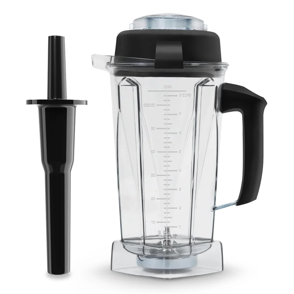 For Vitamix Blender Pitcher 64oz with Tamper,for Vitamix 5200 Replacement Container,5000 6300 7500 Pro200/500/750 Series
For Vitamix Blender Pitcher 64oz with Tamper,for Vitamix 5200 Replacement Container,5000 6300 7500 Pro200/500/750 Series