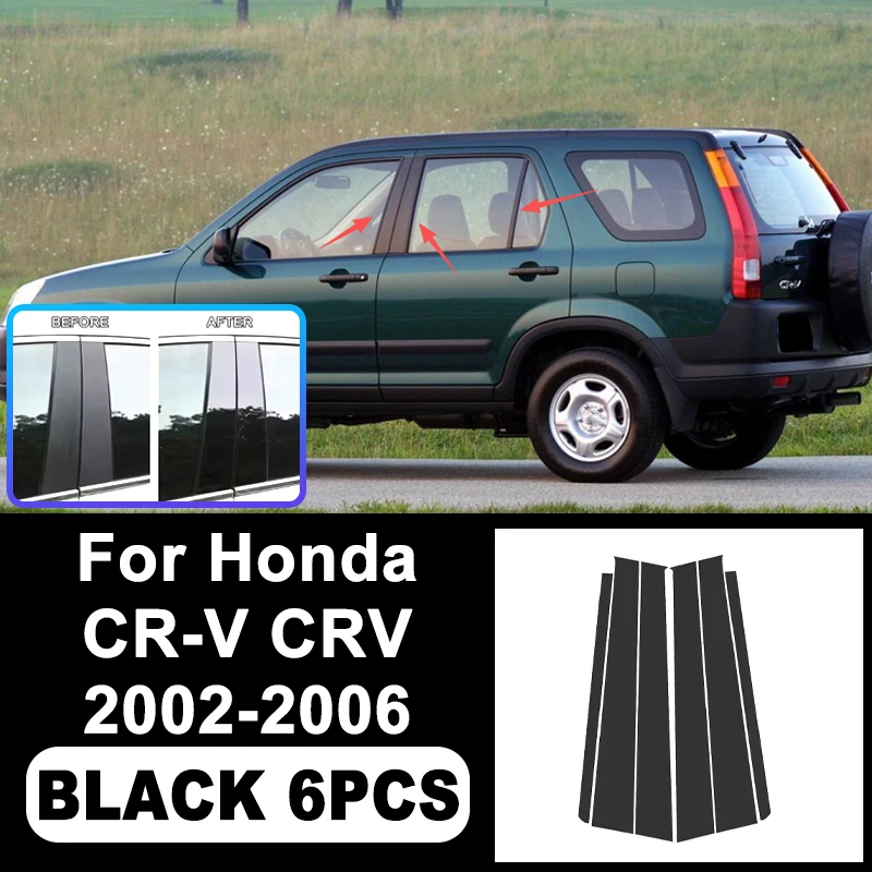 For Honda CR-V CRV 2002-2006 B/C Pillar Stickers -PC Window Decorative Trim for Middle Pillar,Car Exterior Accessoris 2003 2004
For Honda CR-V CRV 2002-2006 B/C Pillar Stickers -PC Window Decorative Trim for Middle Pillar,Car Exterior Accessoris 2003 2004