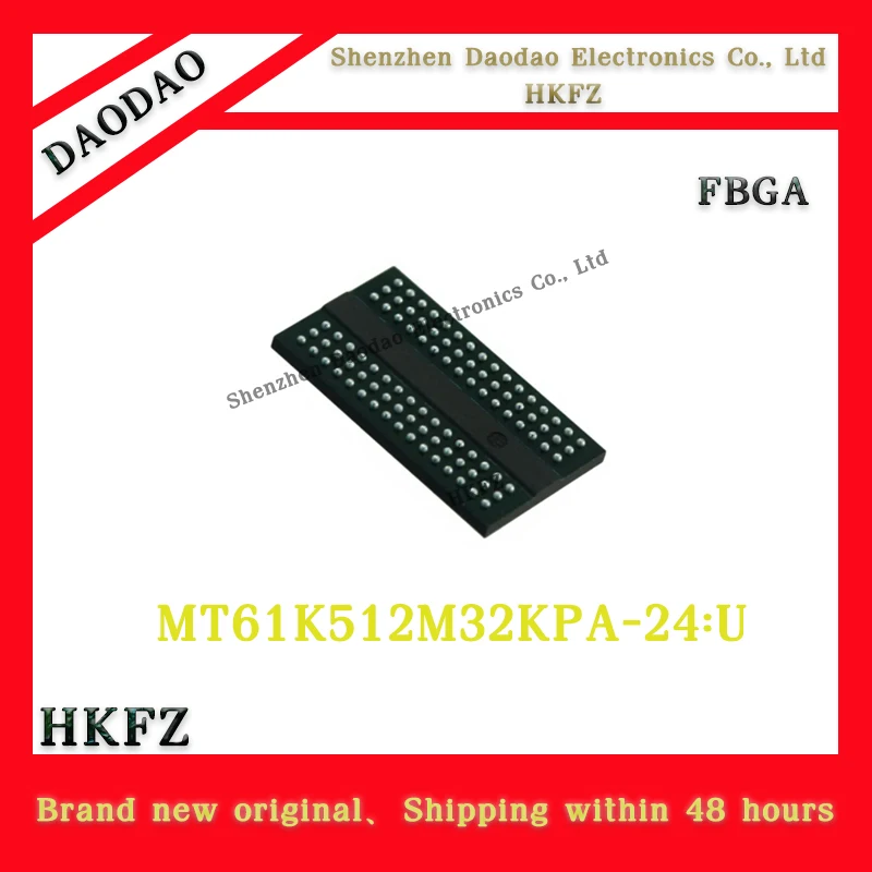 MT61K512M32KPA-24: U Silk Screen D8BZF Memory Chip BGA
MT61K512M32KPA-24: U Silk Screen D8BZF Memory Chip BGA