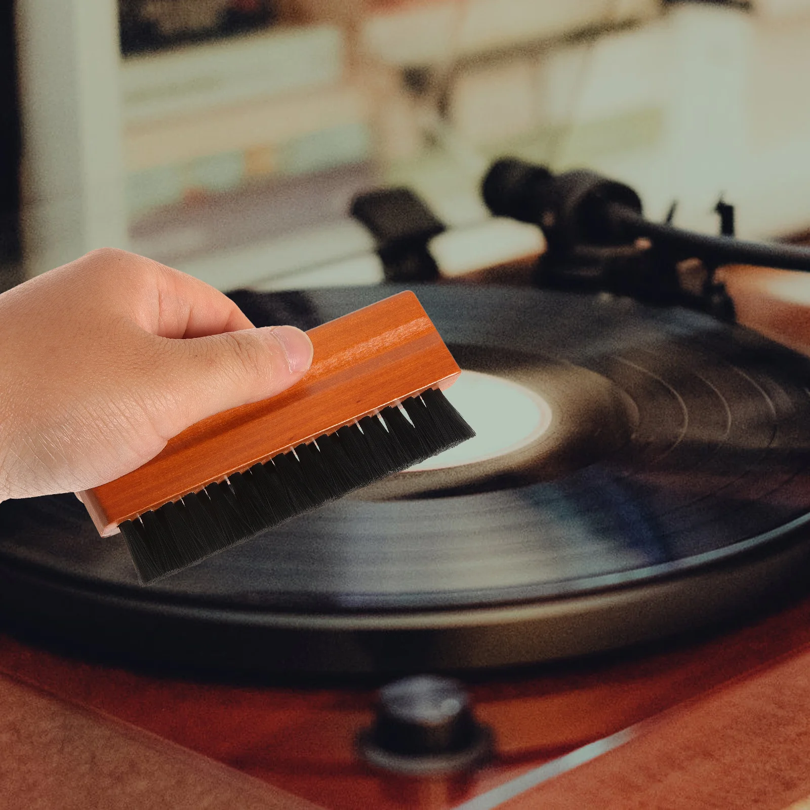 Vinyl Record Cleaning Brush Anti Static Dust Cleaner Wood Handle Sturdy Nylon Compact Size Reduces Surface Noise Protects
Vinyl Record Cleaning Brush Anti Static Dust Cleaner Wood Handle Sturdy Nylon Compact Size Reduces Surface Noise Protects