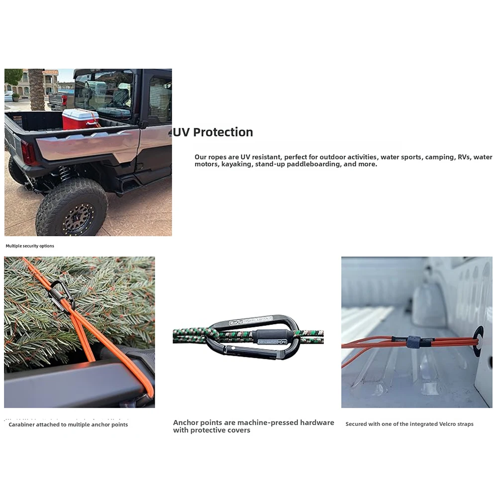 1.5m Elastic Mooring Line for Water Motorcycles Canoes Rafts with Dual Straps 10 Hooks 8 Loops and Protective Anchor Sleeves
1.5m Elastic Mooring Line for Water Motorcycles Canoes Rafts with Dual Straps 10 Hooks 8 Loops and Protective Anchor Sleeves