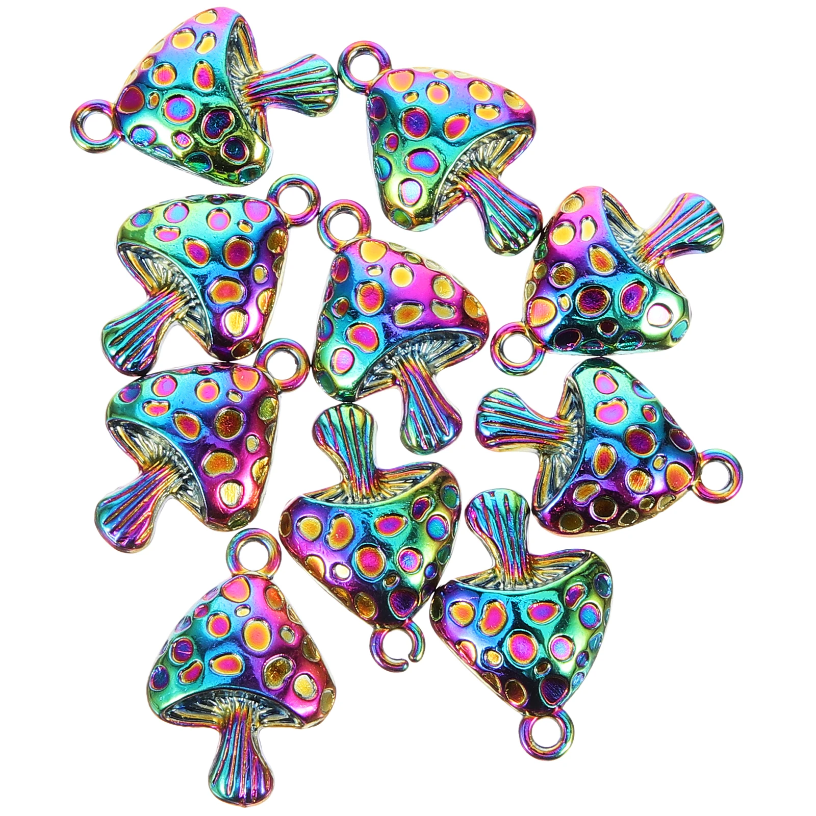 10 Pcs Colorful Mushroom Pendant Earrings Charms Jewelry Ornament Necklace for Women Mini
10 Pcs Colorful Mushroom Pendant Earrings Charms Jewelry Ornament Necklace for Women Mini