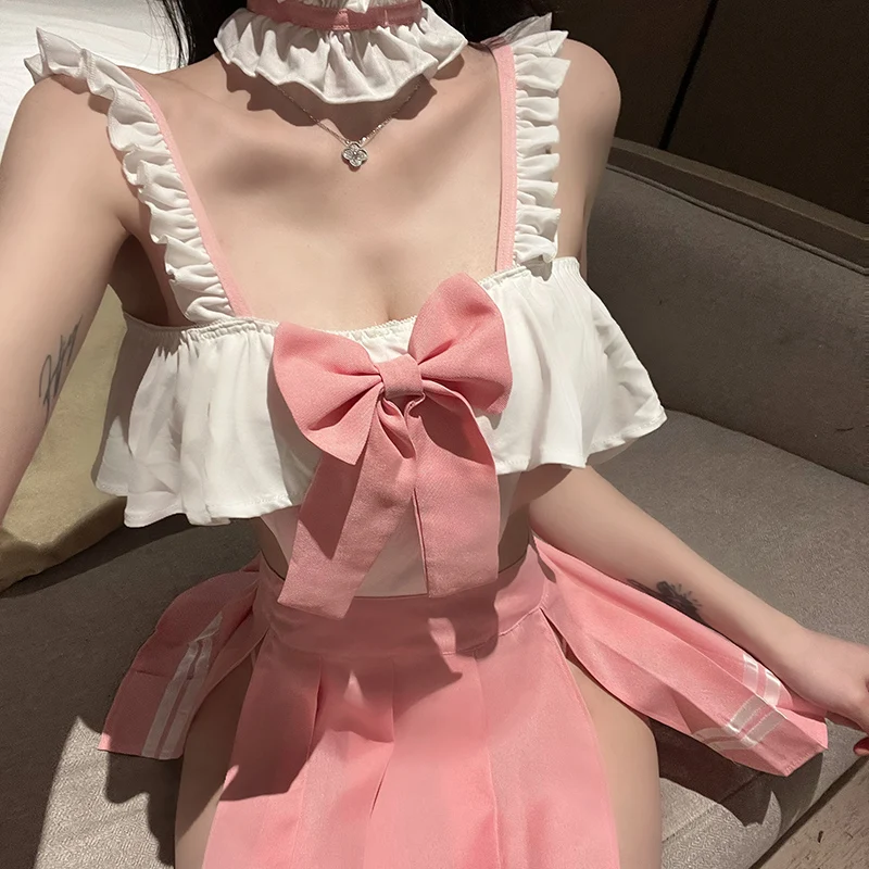 Erotic Lingerie Kawaii Suit Women Anime Japanese Apron Maid Outfit Cute Cosplay Costume Servant Hot Uniform Cosplay Lingerie
Erotic Lingerie Kawaii Suit Women Anime Japanese Apron Maid Outfit Cute Cosplay Costume Servant Hot Uniform Cosplay Lingerie
