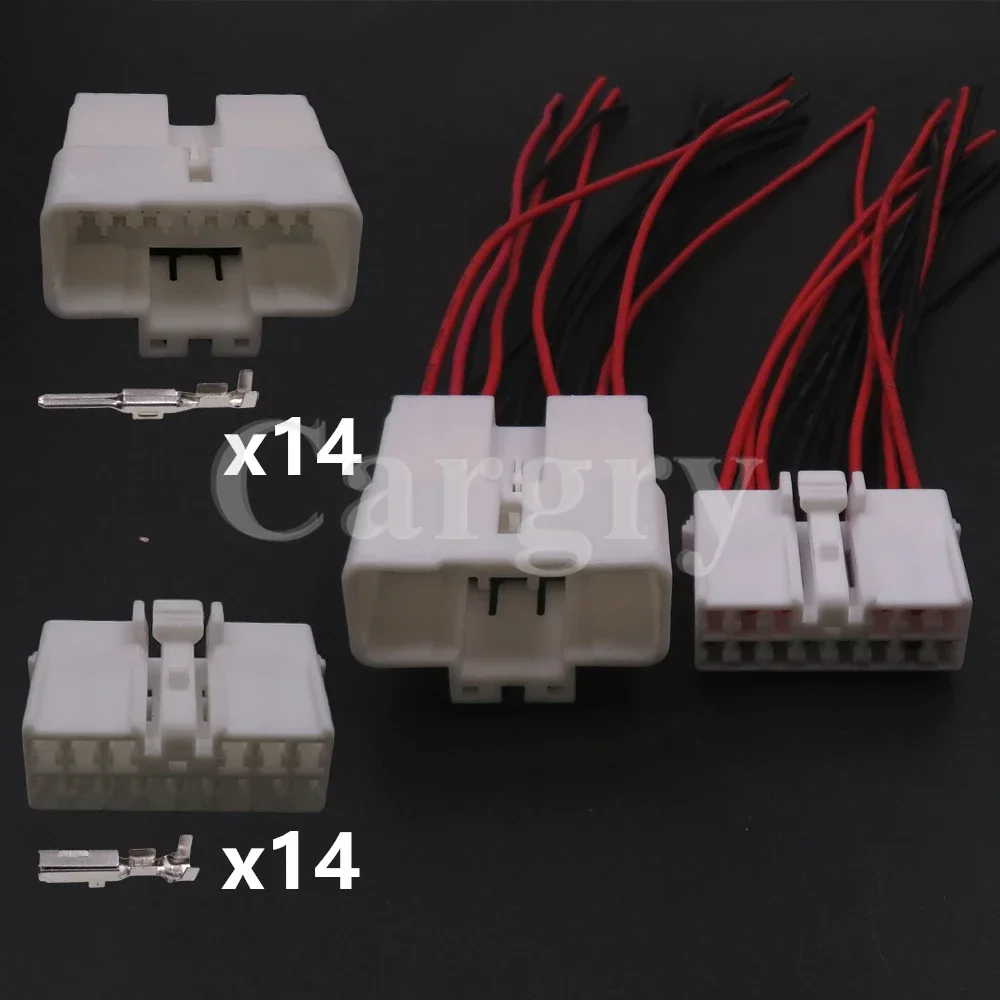 1 Set 14P MG651110 MG641113 Car Wiring Terminal Unsealed Socket AC Assembly Automobile Male Female Wire Connector
1 Set 14P MG651110 MG641113 Car Wiring Terminal Unsealed Socket AC Assembly Automobile Male Female Wire Connector