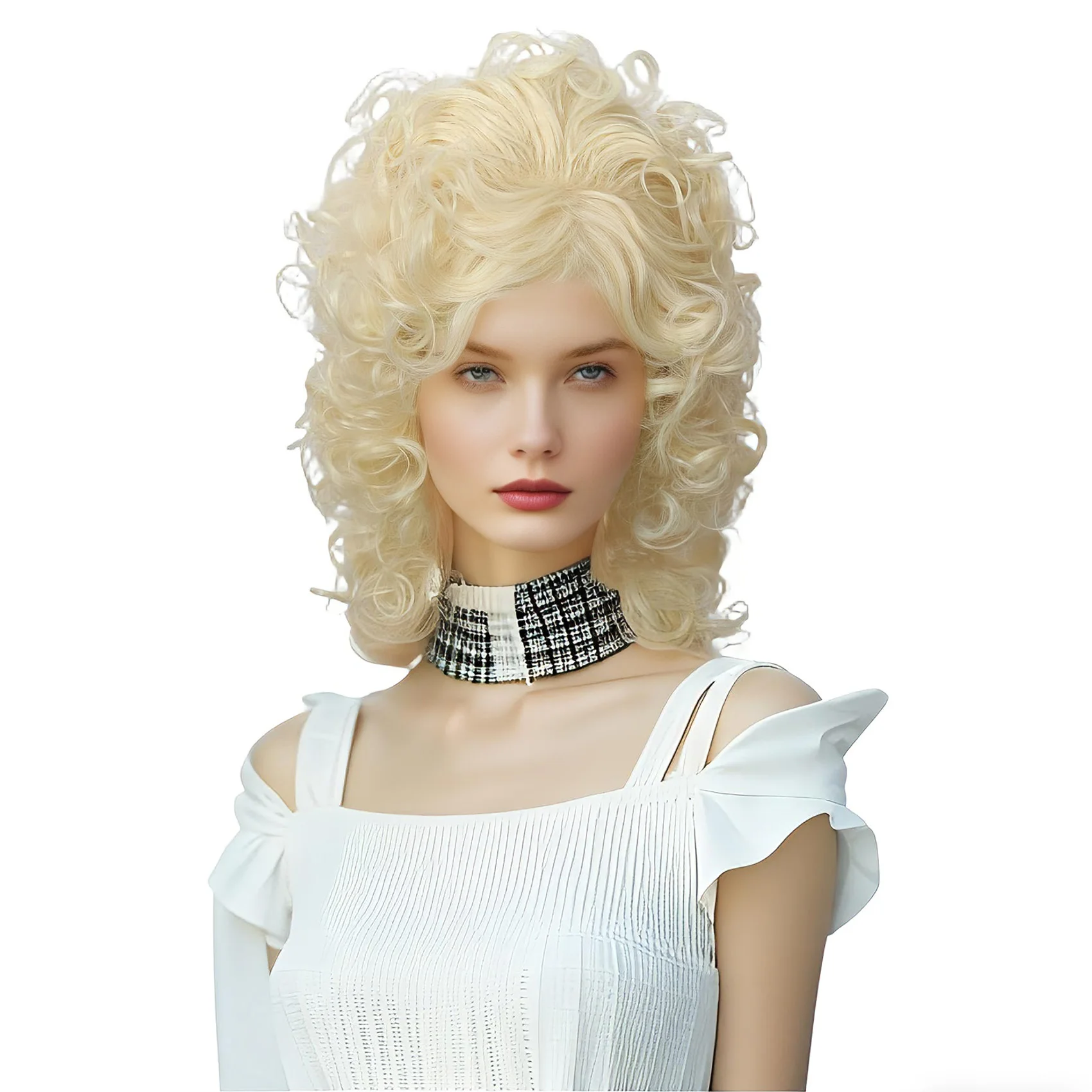 Tzncos классический ретро 50-х 80-х годов сотовый блондин вьющийся парик свободный пучок прическа классическая одежда для вечеринки
Tzncos классический ретро 50-х 80-х годов сотовый блондин вьющийся парик свободный пучок прическа классическая одежда для вечеринки