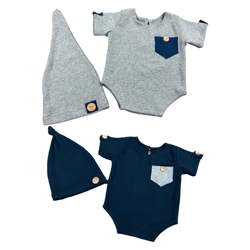 Baby Photography Props Newborns Photo Clothes Hat and Romper Outfit Drop shipping
Baby Photography Props Newborns Photo Clothes Hat and Romper Outfit Drop shipping