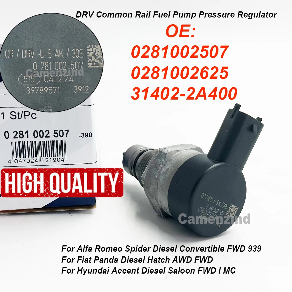 Pressure Control Valve Regulator DRV Solenoid 0281002507 0281002625 31402-2A400 0281006032 For Hyundai KIA Fiat Alfa Romeo
Pressure Control Valve Regulator DRV Solenoid 0281002507 0281002625 31402-2A400 0281006032 For Hyundai KIA Fiat Alfa Romeo