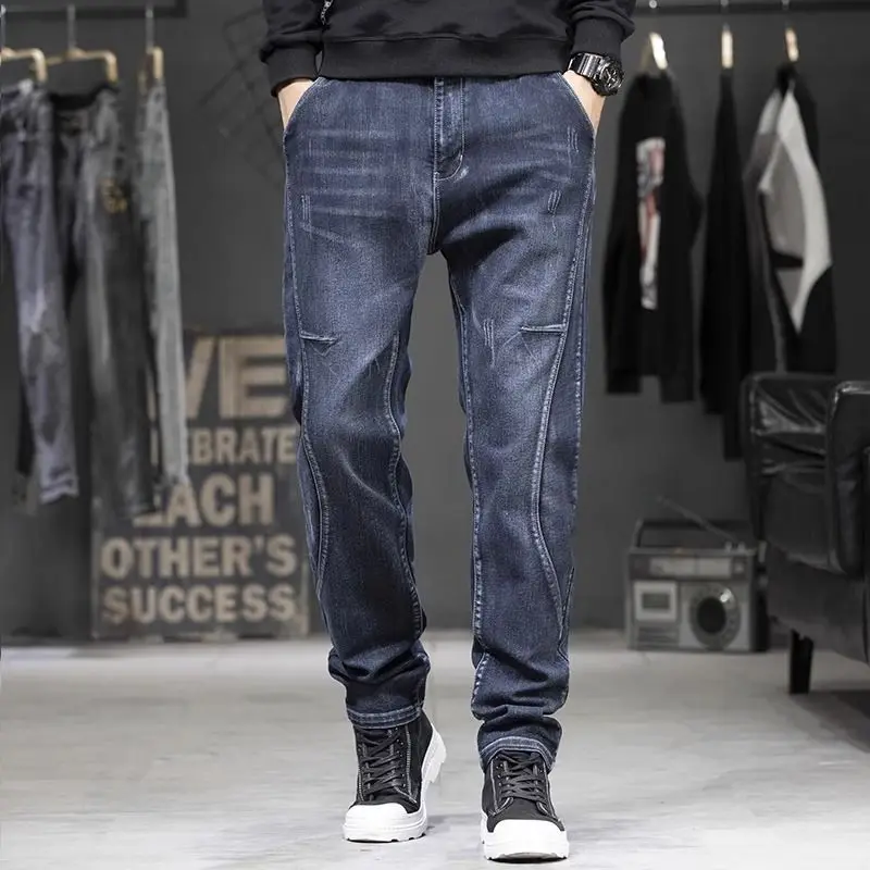 Brand Clothing Korean Popular Clothes High-end Jeans Men's New Jeans Spring and Autumn Loose Trend Fashion Straight Men's Jeans
Brand Clothing Korean Popular Clothes High-end Jeans Men's New Jeans Spring and Autumn Loose Trend Fashion Straight Men's Jeans