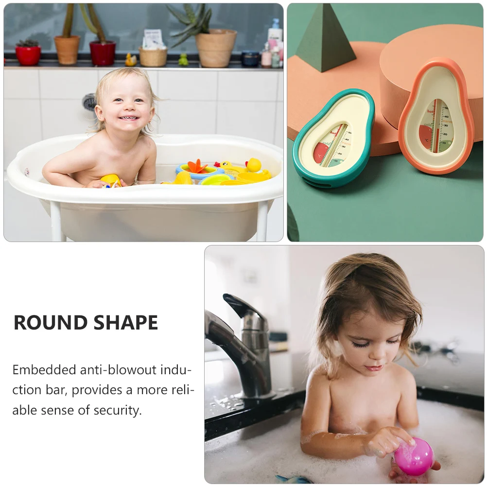 Baby Bath Thermometer Scientific Water Temperature Measurement Floating Avocado Design Abs Material Bathtub Temperature Monitor 
Baby Bath Thermometer Scientific Water Temperature Measurement Floating Avocado Design Abs Material Bathtub Temperature Monitor