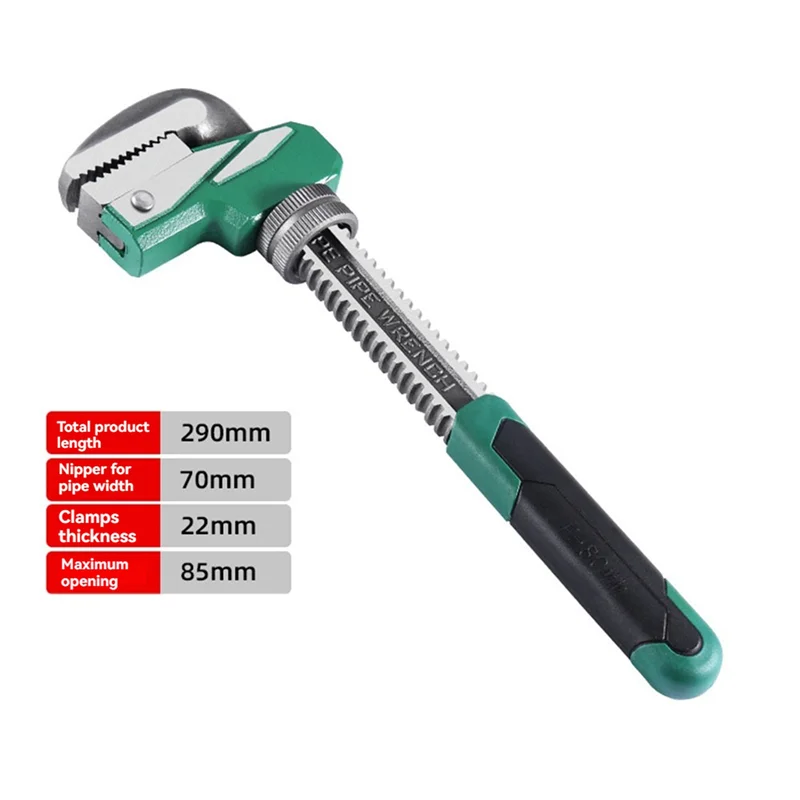 【Flash Deal】2X Plumbers Wrench F-Type Pipe Vise Wrench Multi-Functional Speed Wrench With Extension Right Angle
【Flash Deal】2X Plumbers Wrench F-Type Pipe Vise Wrench Multi-Functional Speed Wrench With Extension Right Angle