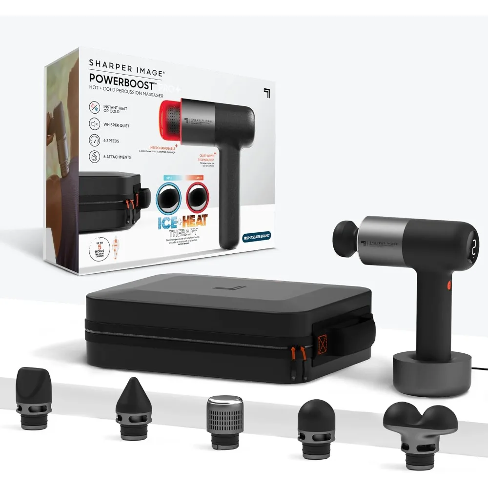 Hot and Cold Deep Tissue Massage Gun -5 hour battery, charging base, shoulder and back massager, pain relief tool, FSA certified
Hot and Cold Deep Tissue Massage Gun -5 hour battery, charging base, shoulder and back massager, pain relief tool, FSA certified