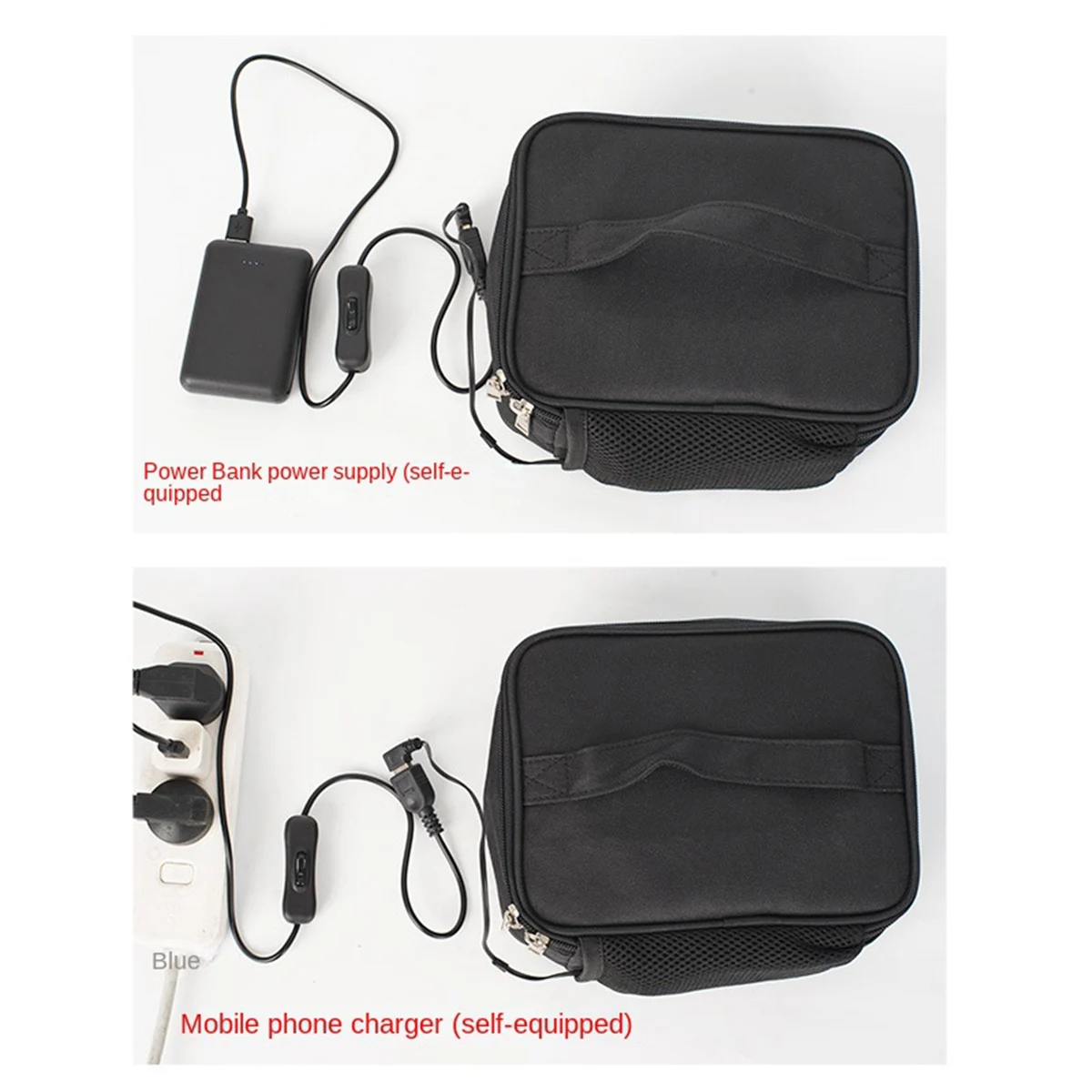 B17CB USB Power Bank Food Heating Lunch Box Waterproof Picnic Food Warmer Container Bag Electric Lunch Box Bag
B17CB USB Power Bank Food Heating Lunch Box Waterproof Picnic Food Warmer Container Bag Electric Lunch Box Bag