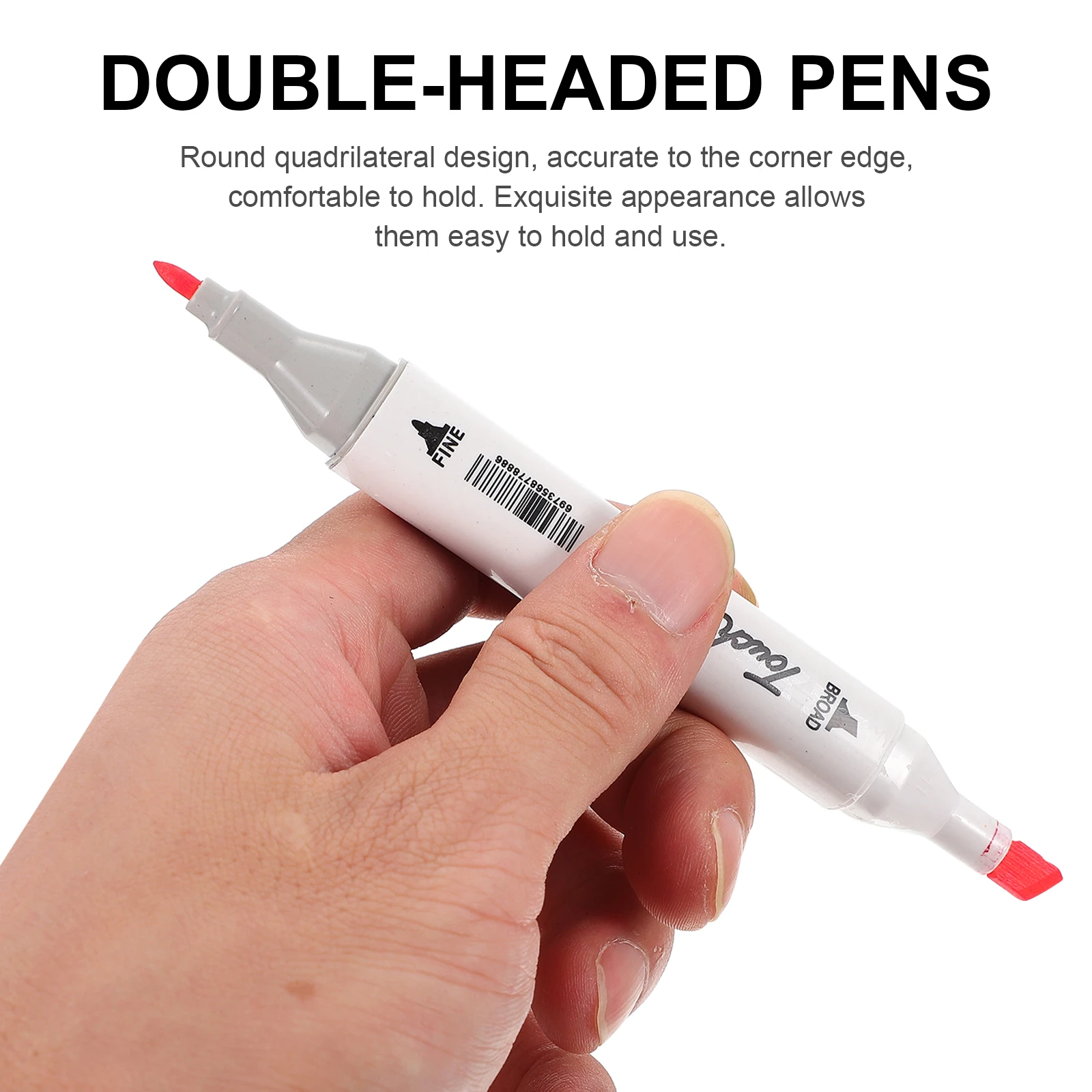 80 pcs 1 Set Marker Pen Set Double-Headed Watercolor Pens Portable 80-Color Drawing Pens For Sketching Coloring Diy Art Supplies
80 pcs 1 Set Marker Pen Set Double-Headed Watercolor Pens Portable 80-Color Drawing Pens For Sketching Coloring Diy Art Supplies