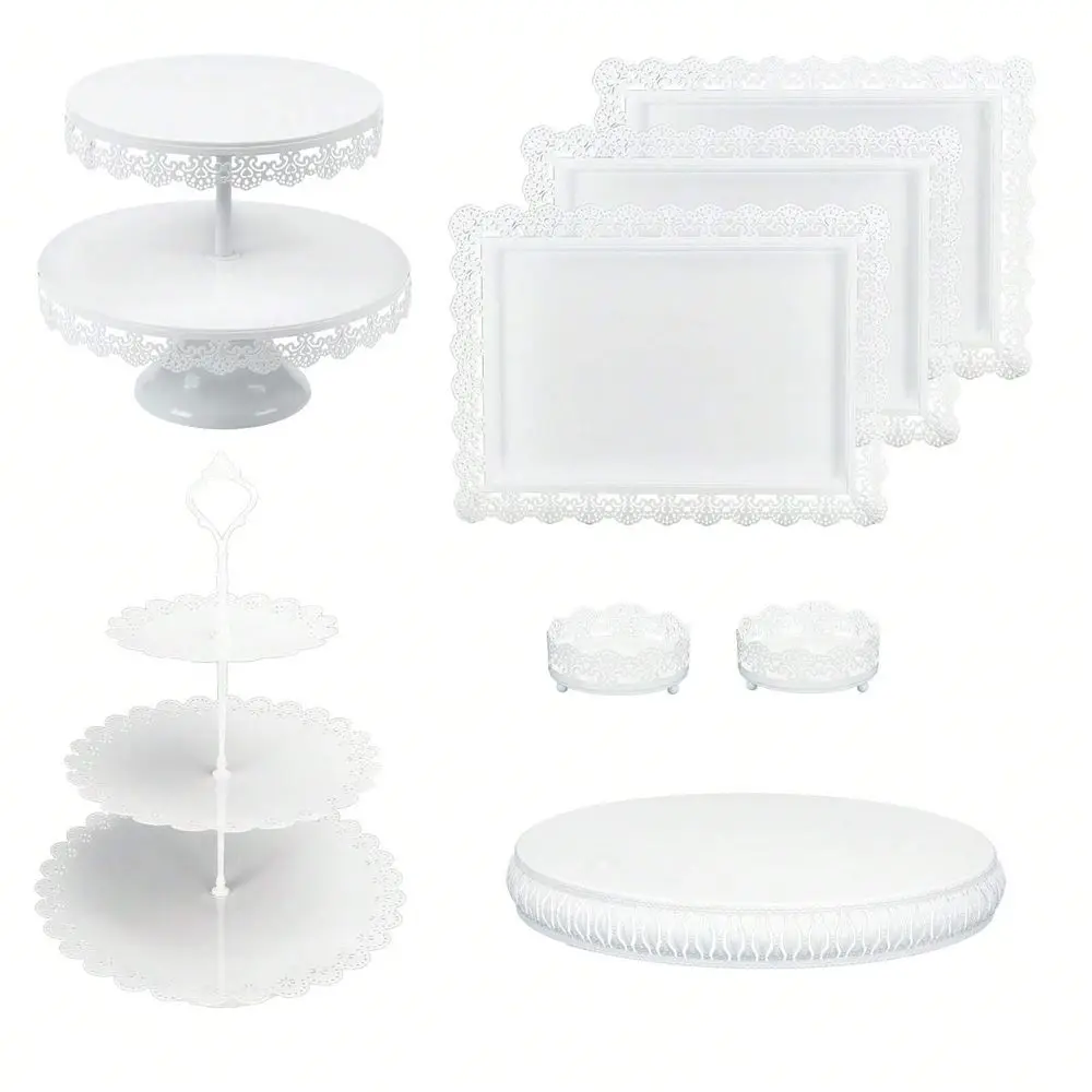 Gold Cake Stand Set, 14 Inch Round Metal Cake Stand With 50lb Capacity, Candy Fruit Display Plate Cupcake Serving Tower For Birt
Gold Cake Stand Set, 14 Inch Round Metal Cake Stand With 50lb Capacity, Candy Fruit Display Plate Cupcake Serving Tower For Birt